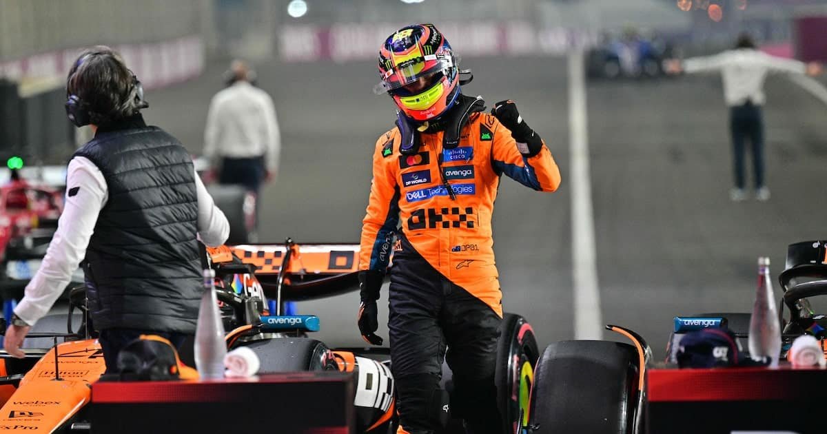 Mclaren Domina No Catar: Piastri Conquista Pole, Norris Ameaça O Título