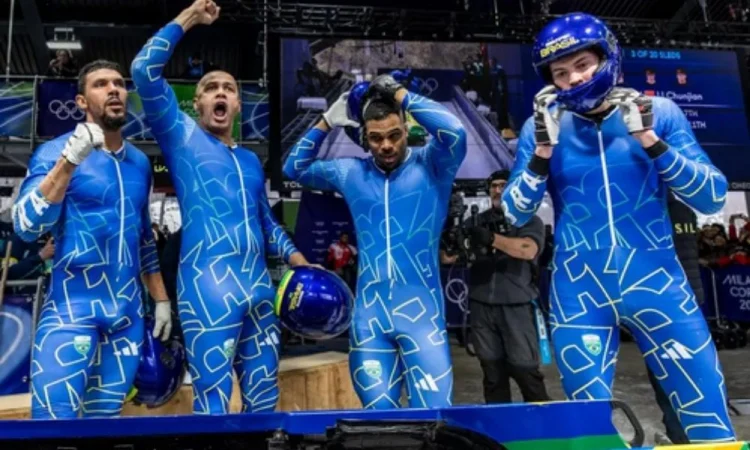 Bobsled Brasileiro Faz História Nas Olimpíadas De Inverno Milão Cortina E Conquista 19º Lugar Inédito