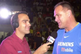 Tadeu Schmidt Se Emociona Profundamente Ao Descrever O Legado E A Paixão Única De Oscar Schmidt: ‘ninguém Se Compara A Ele No Mundo’