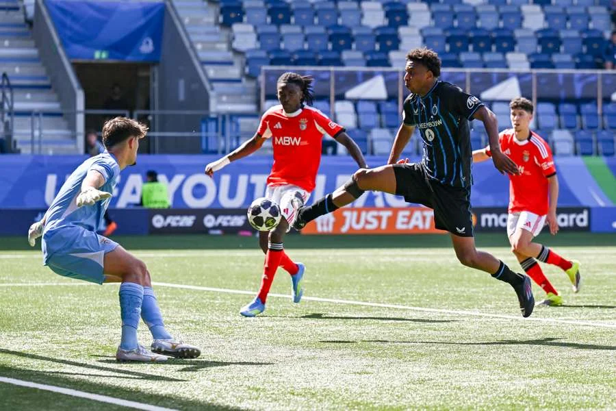 Benfica Luta, Mas Falta De Eficácia Custa Vaga Na Final Da Youth League Contra O Club Brugge (1 3)