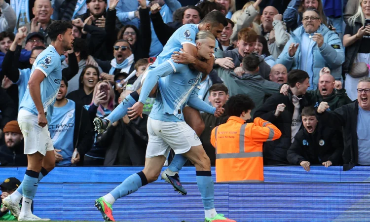Manchester City Vence Arsenal Por 2 A 1 Em Jogo Crucial E Incendeia Briga Pelo Título Da Premier League; Haaland Decide E Guardiola Fica A Três Pontos Do Líder