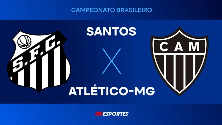 Santos X Atlético Mg: Jovem Pan Transmite Ao Vivo Com José Manoel De Barros E Vampeta Neste Sábado (11) Pelo Brasileirão
