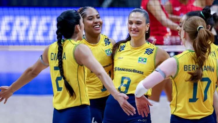 Vôlei Feminino Do Brasil: Seleção Supera Início Instável, Vence República Dominicana De Virada E Mantém Liderança Na Liga Das Nações Em Brasília