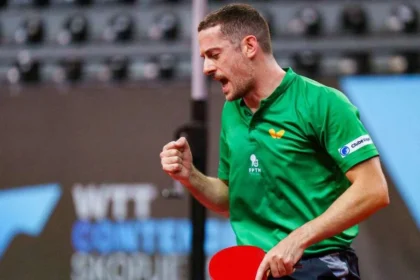 Tênis De Mesa: Tiago Apolónia E Marcos Freitas Conquistam Vagas Nas Oitavas De Singles E Quartas De Duplas No Wtt Contender Skopje Após Vitórias Eletrizantes