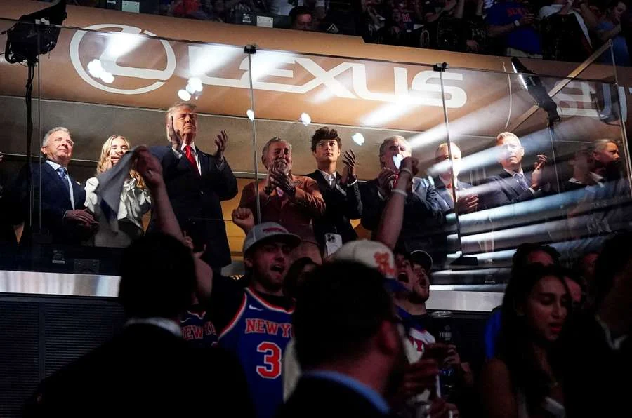 Trump Assobiado Na Final Da Nba: Ex Presidente Gera Reações Mistas Em Presença Histórica No Jogo Dos Knicks