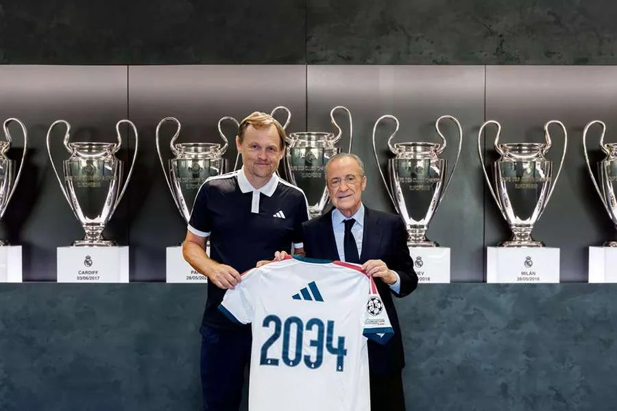 Real Madrid E Adidas: Gigantes Do Futebol Global Selam Renovação Histórica Por Oito Anos Após Reeleição De Florentino Pérez